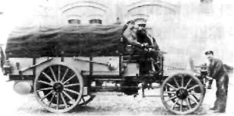 Военный грузовой автомобиль фирмы ''Даймлер'' 1904 г. 