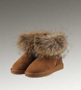 Ugg Fox Fur Mini 5854 Boots