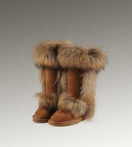 Ugg Fox Fur Tall 5815 Boots