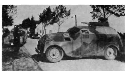 Макет танка на шасси ''Ганом маг'',2/10л.с.(1927год)