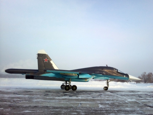 Фронтовой бомбардировщиков Су-34 Фото ОАО «Компания «Сухой»