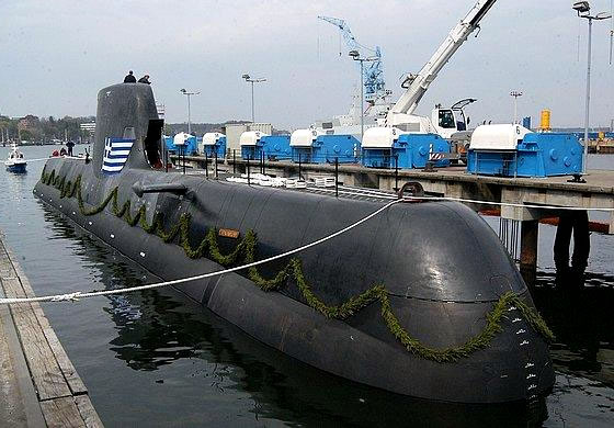 ВМС Греции примут на вооружение три подводные лодки класса «Тип-214» в 2015 году Фото с сайта https://www.armstrade.org
