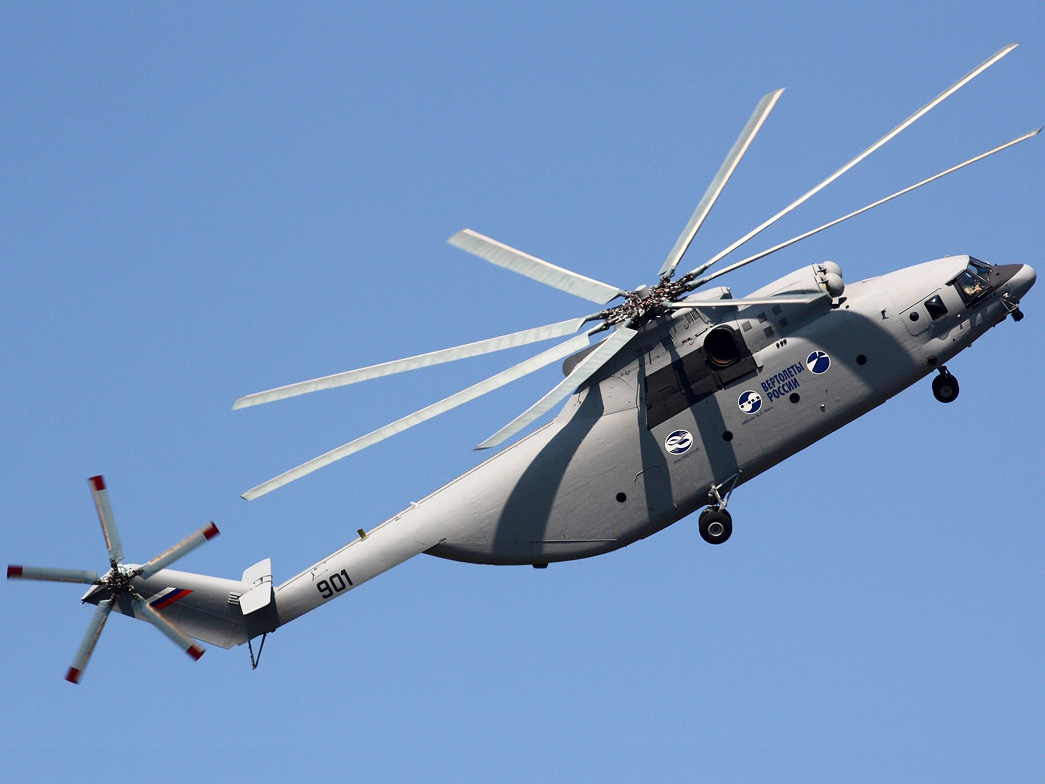 Тяжелый транспортный вертолет Ми-26(Т) Фото с сайта https://rostec.ru