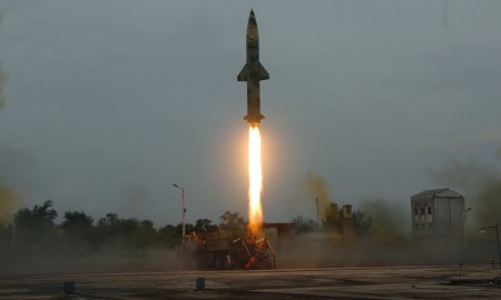 Пуск ракеты «Притхви-2». Фото с сайта odishasuntimes.com